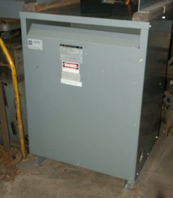 Square d transformer 112.5 kva 480 v / 208 y 120 nice 
