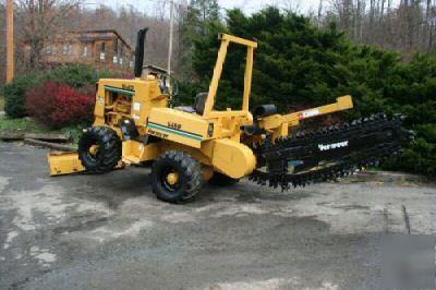 Vermeer v-450 trencher dozer blade john deere diesel