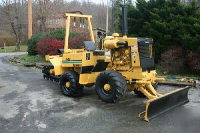Vermeer v-450 trencher dozer blade john deere diesel