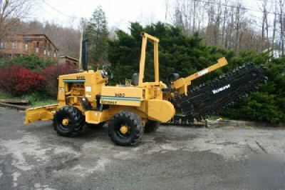 Vermeer v-450 trencher dozer blade john deere diesel