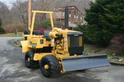 Vermeer v-450 trencher dozer blade john deere diesel