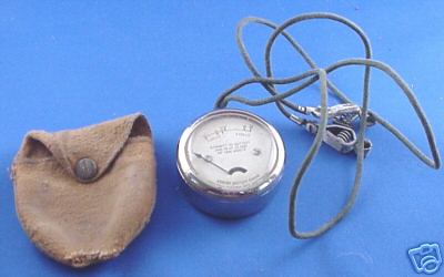 Vintage battery gauge for bell system dry batteries