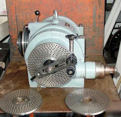 Walter dividing & index head, 3 plates, for mill, drill