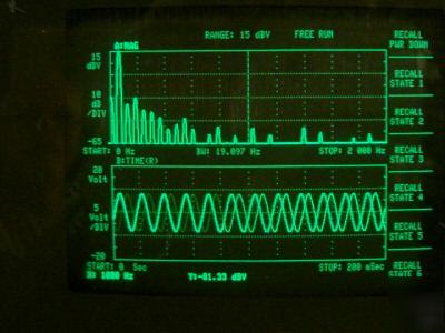 * hp 3561A dynamic signal analyzer w/service manual cd*