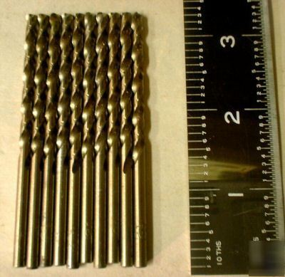 10 chicago-latrobe #21 cobalt drills drill bits