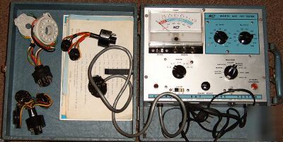 B&k 465 crt tester great shape w/manual 2 setup charts