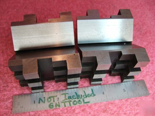 Brown&sharpe 750 b matched pair v-block hardened mint 