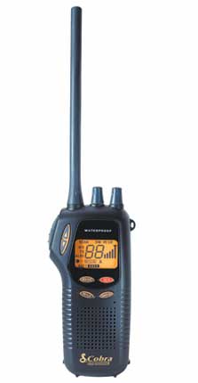 Cobra mr HH300 hand held dual power vhf marine radio