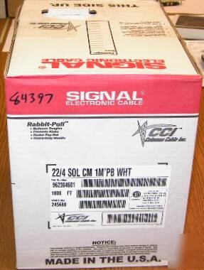 Coleman cable 962384601 22/4 wire 1000 feet