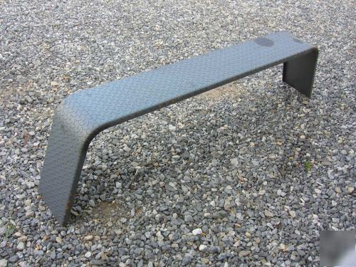 Diamond plate fender (double axle) w/ backing