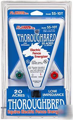 Fi-shock SS10T thoroughbred ac energizer 20 acre range