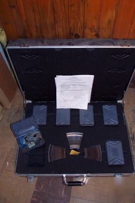 Ge ultrasonic inspection adapter set in platt cases 