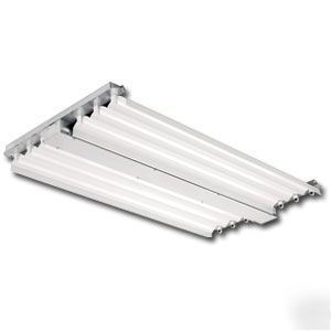 High bay 6 x 32W T8 linear fluorescent fixtures