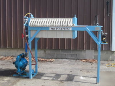 Hilliard corp. star polypress sludge press waste water