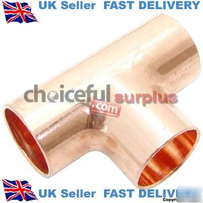 New brand end feed 15MM equal tee no 