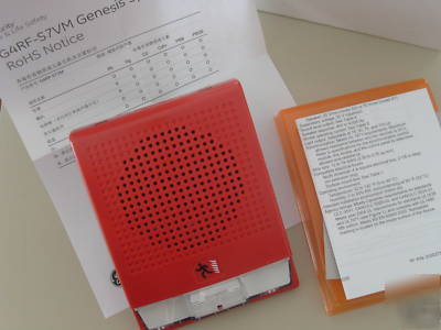 New ge genesis G4RF-S7VM speaker strobe 70V ul-1971