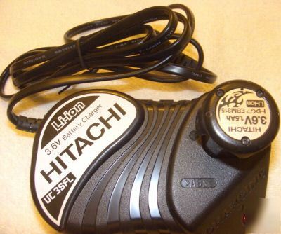 New hitachi EBM315 3.6V battery & UC3SFL charger ( ) n/r