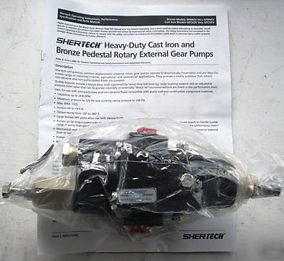 New hypro shertech heavy duty rotary external gear pump 