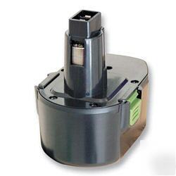 New tcd 14.4 volt battery - fits b&d/ dewalt pwr tools 