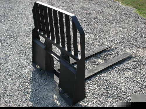 Pallet forks fit bobcat case most skid steer loaders b