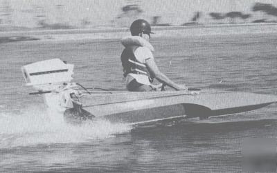 Speed motor boat racer racing plans design guide #2