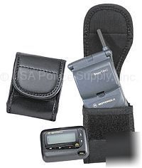 Uncle mike's pager case, medium, basketweave #74532