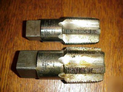 Ridgid tools -w.l. brubaker taps 6E -1 1/4 & 6F -1 1/2