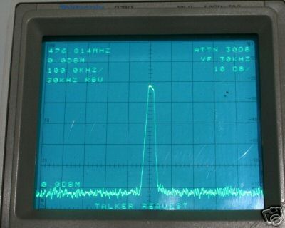 Tektronix 2710 spectrum analyzer + tracking generator