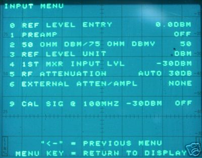 Tektronix 2710 spectrum analyzer + tracking generator