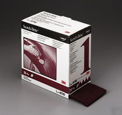 3M primer prep scuff maroon 4-3/4