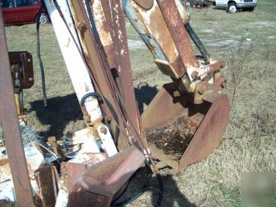 4X4 backhoe with extend a hoe and perkins diesel