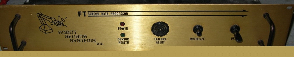 Ft sensor data processor, robot sensor systems