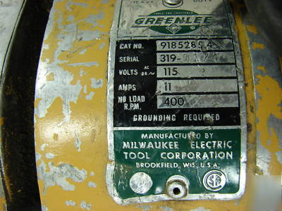 Greenlee 91852854 electric cable puller 