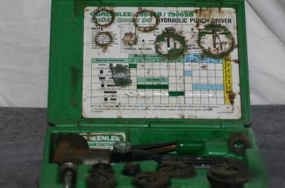 Greenlee hydraulic punch driver 7906SB quick draw 90