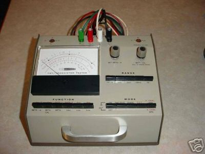 Heathkit it-121 transistor fet checker, tester, analog