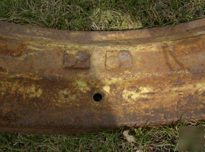 John deere jd a b original rear rim #2