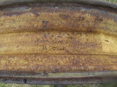 John deere jd a b original rear rim #2