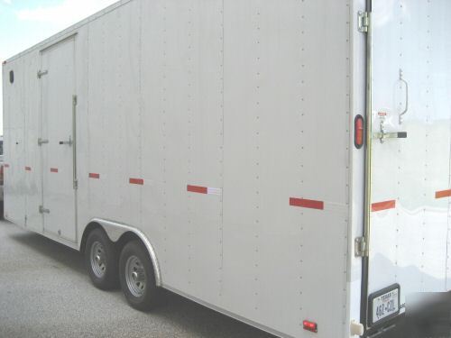 Like new 24' custom enclosed car hauler ,8'6