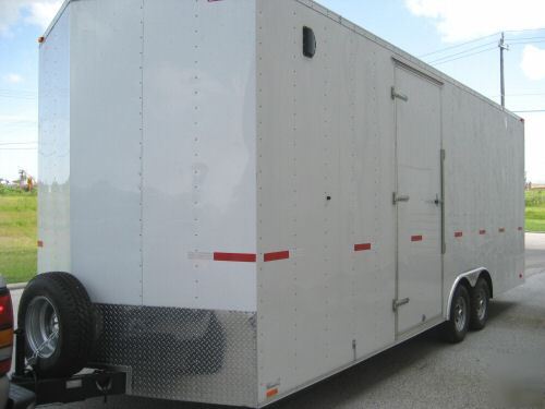 Like new 24' custom enclosed car hauler ,8'6