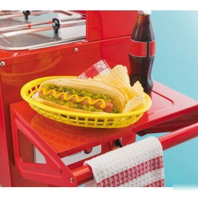 New retro style carnival hot dog vending stand cart 