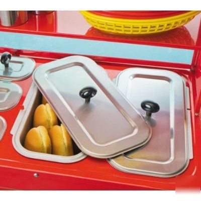 New retro style carnival hot dog vending stand cart 
