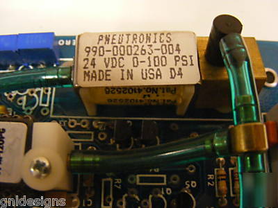 Parker pneutronics 990-004381-004 pressure contol unit 