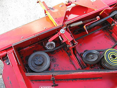 Steiner 60 rotary mower deck mulching or rear discharge