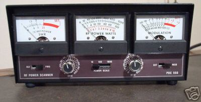 1974 para dynamics pdc 550 pwr swr mod meter made n usa