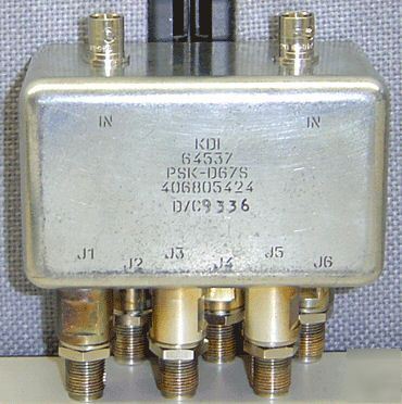 Aeroflex kdi psk-D67S 2X6 10-20MHZ divider (for lucent)