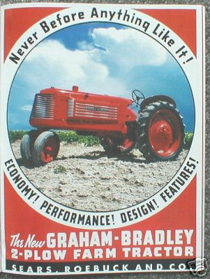 Graham bradley farm tractor antique power