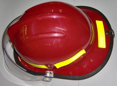 New bullard firedome ii fire helmet size 6-1/2 to 8