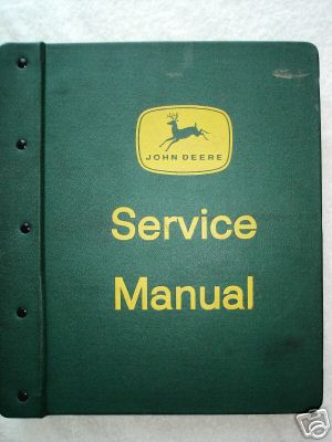 Original john deere 1010 tractor service manual nice 