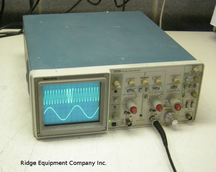 Tektronix 2235 oscilloscope 100 mhz 2-channel scope