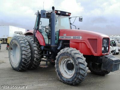 Tractor 200 hp 2000 massey ferguson 8245 low hrs duals